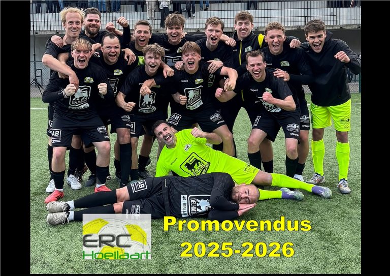 ERCH A promoveert naar 1ste provinciale!!